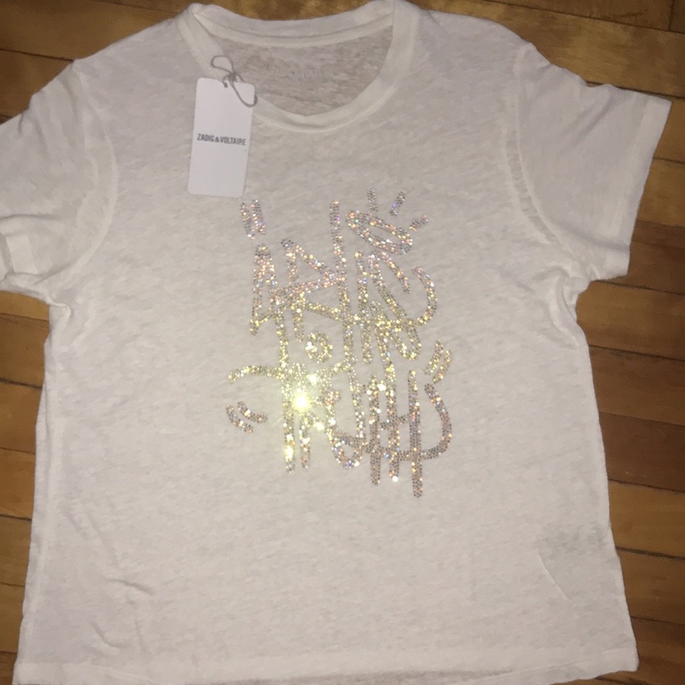 NWT💥Art Is Truth Rhinestone T-shirt💥 Sz. S - Picture 4 of 10